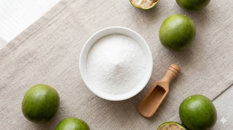 Monk fruit vs stevia vs erythritol comparison