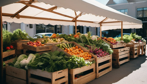 Fresh farmers market produce — clean label, natural ingredients