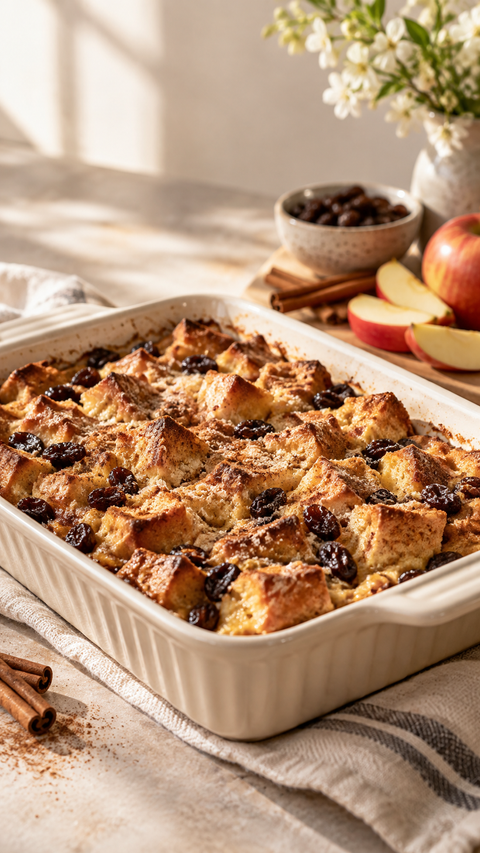 Cinnamon-Raisin French Toast Bake — SweetMonkFruit recipe