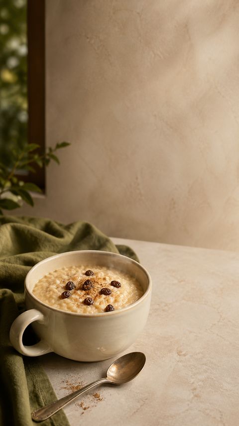 Chai Rice Pudding Mug SweetMonkFruit recipe hero