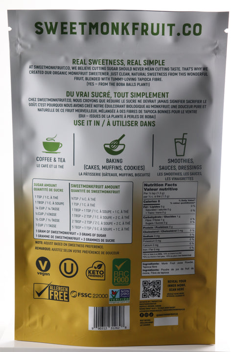 Monk fruit vs stevia vs erythritol comparison - sugar alternatives