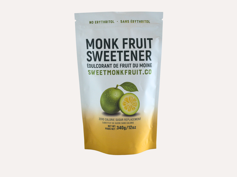 Pure Monk Fruit Sweetener – No Erythritol